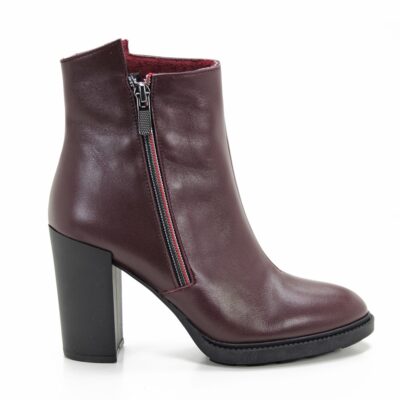 Robinson 5603 Γυναικεία Ankle Boots Μπορντό