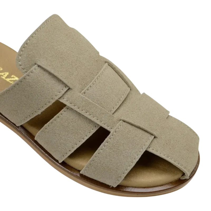 Γυναικεία Fisherman Mules Ragazza 01049 Ταμπά - Πίσω Όψη