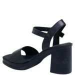 Επάνω όψη στα γυναικεία πέδιλα block heel Ragazza 0794, εστιάζοντας στον ανατομικό πάτο τεχνολογίας Dry Flex.