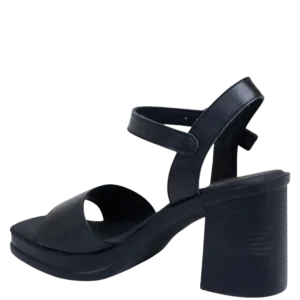 Επάνω όψη στα γυναικεία πέδιλα block heel Ragazza 0794, εστιάζοντας στον ανατομικό πάτο τεχνολογίας Dry Flex.